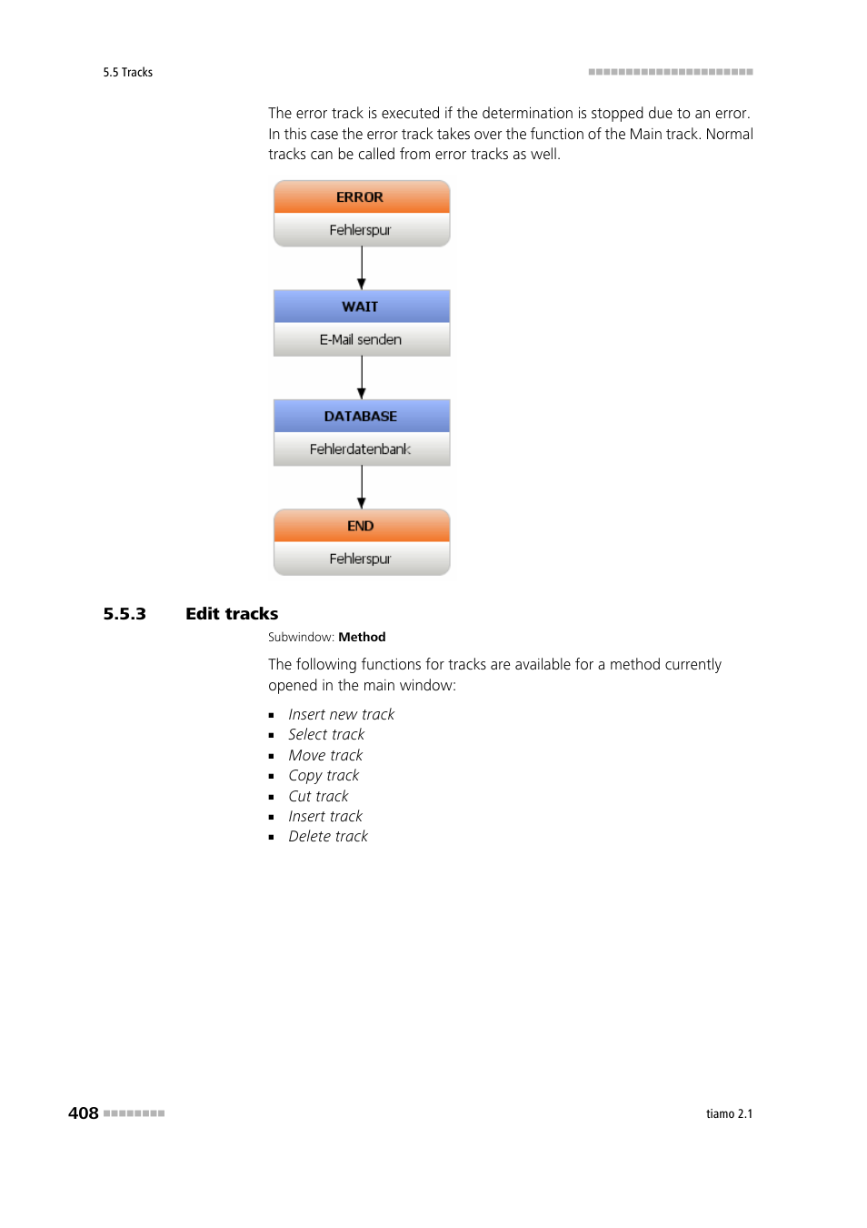 3 edit tracks, Edit tracks | Metrohm tiamo 2.1 Manual User Manual | Page 422 / 1532