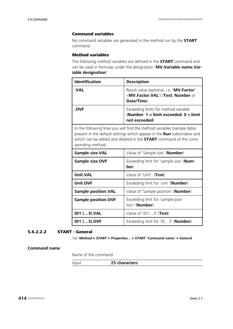 2 start - general, General | Metrohm tiamo 2.1 Manual User Manual | Page 428 / 1532