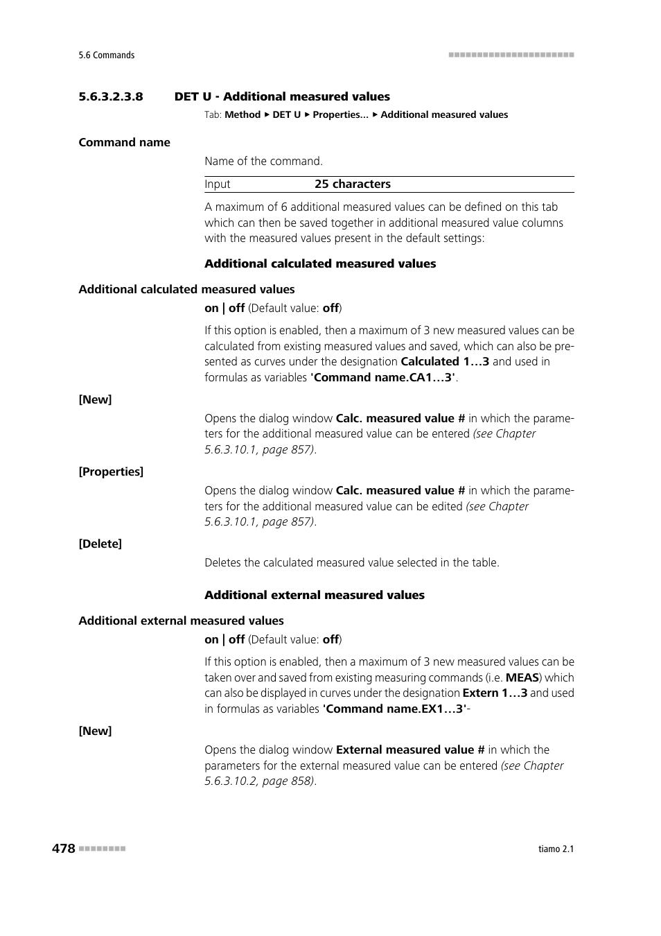 8 det u - additional measured values | Metrohm tiamo 2.1 Manual User Manual | Page 492 / 1532