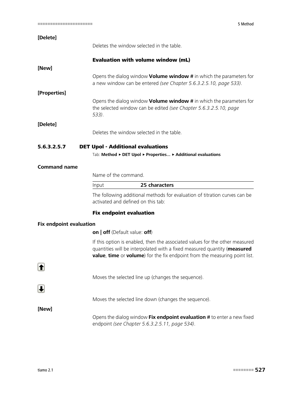 7 det upol - additional evaluations, Additional evaluations | Metrohm tiamo 2.1 Manual User Manual | Page 541 / 1532