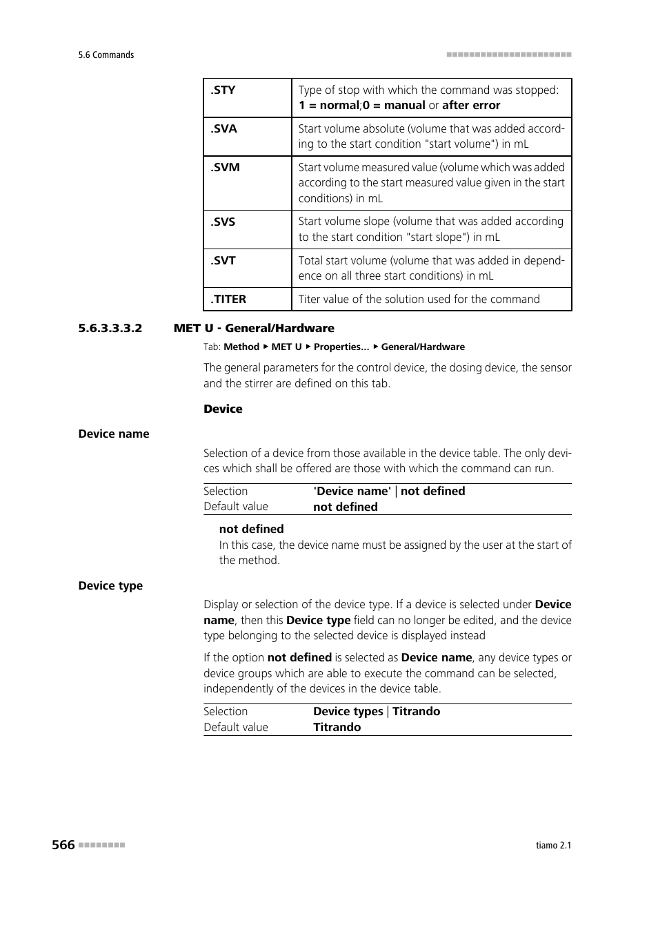 2 met u - general/hardware, General/hardware | Metrohm tiamo 2.1 Manual User Manual | Page 580 / 1532