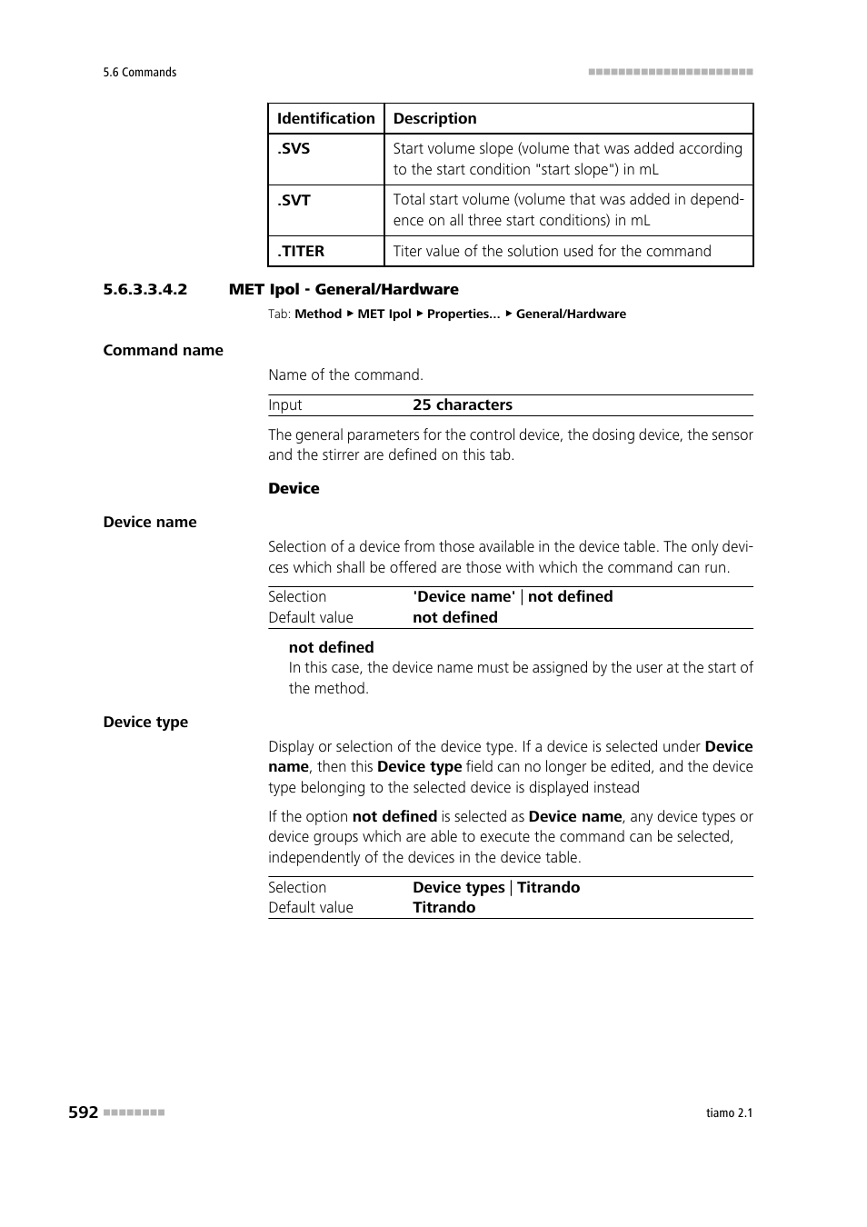 2 met ipol - general/hardware, General/hardware | Metrohm tiamo 2.1 Manual User Manual | Page 606 / 1532