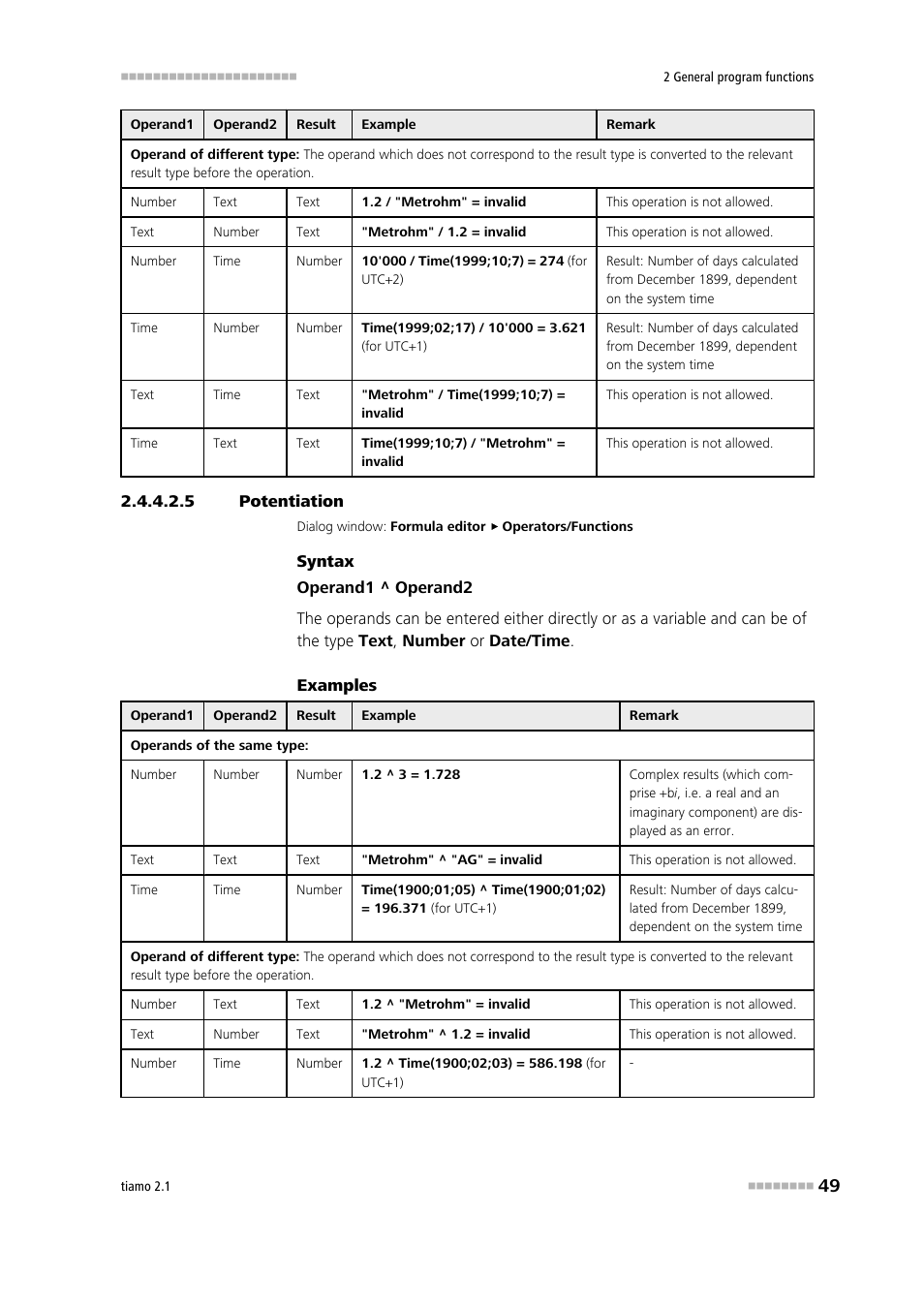 5 potentiation, Potentiation | Metrohm tiamo 2.1 Manual User Manual | Page 63 / 1532