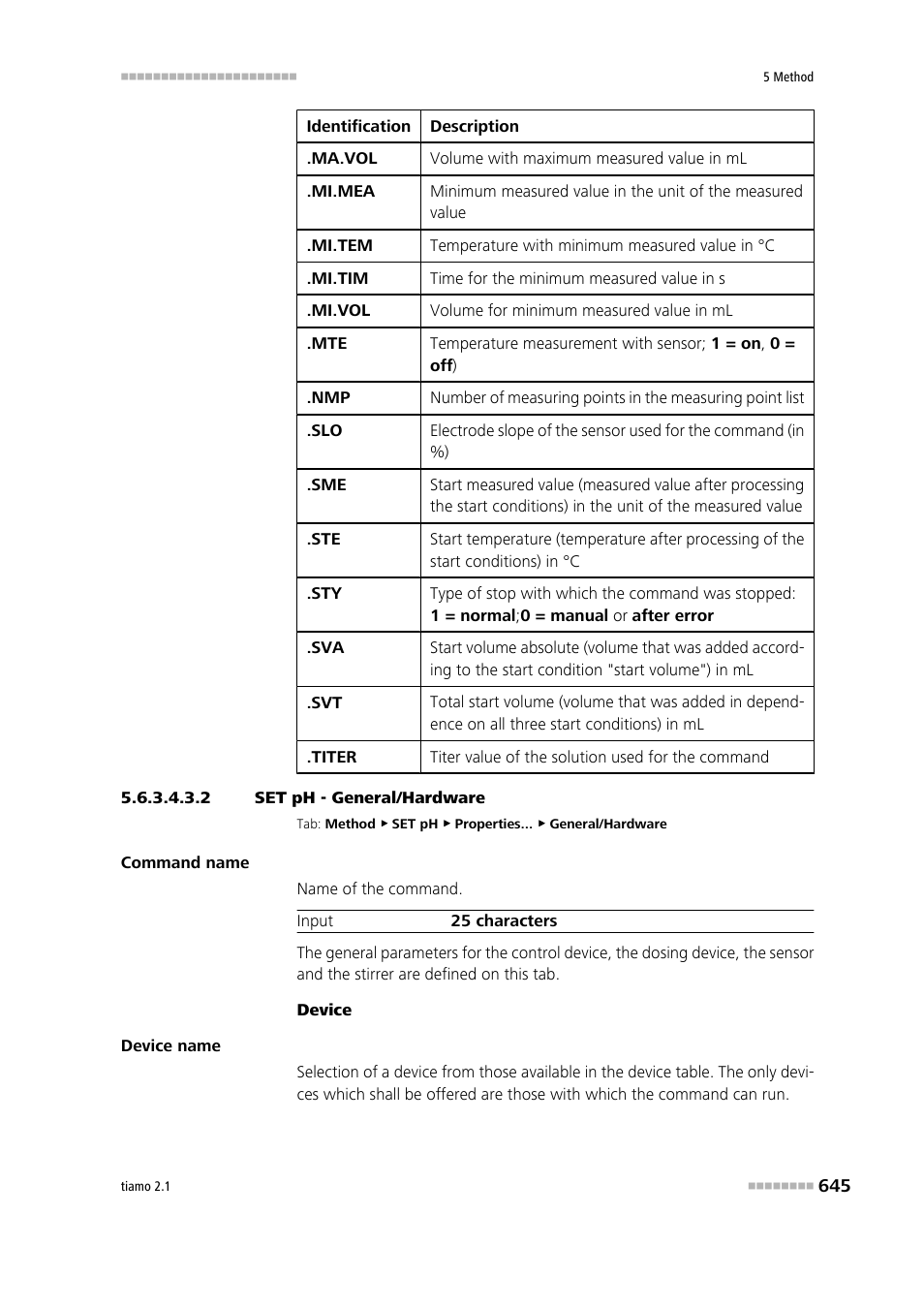 2 set ph - general/hardware, General/hardware | Metrohm tiamo 2.1 Manual User Manual | Page 659 / 1532