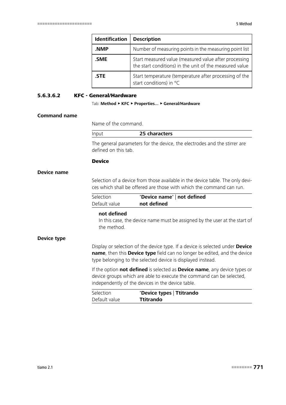 2 kfc - general/hardware, General/hardware | Metrohm tiamo 2.1 Manual User Manual | Page 785 / 1532