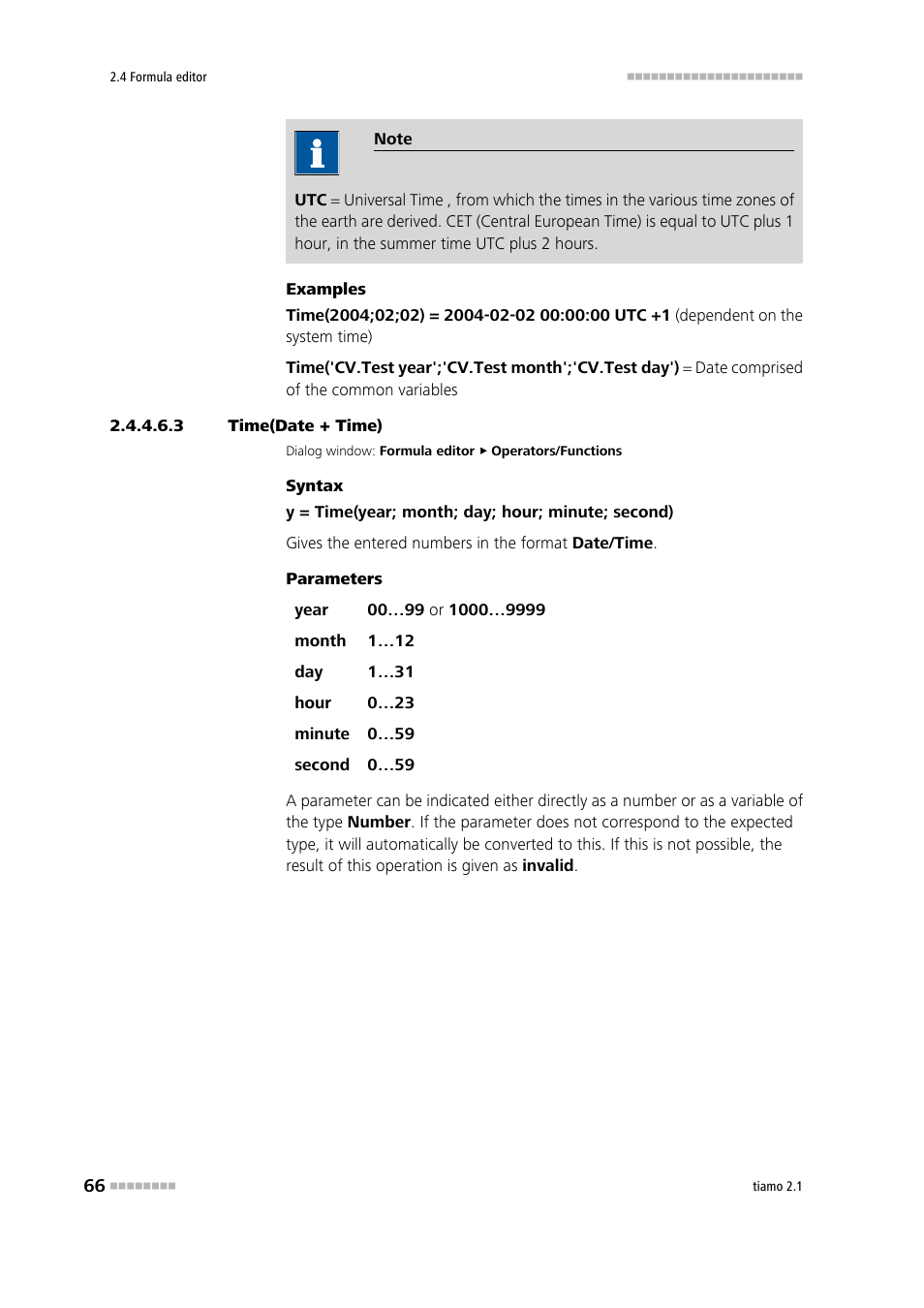 3 time(date + time), Time(date+time) | Metrohm tiamo 2.1 Manual User Manual | Page 80 / 1532