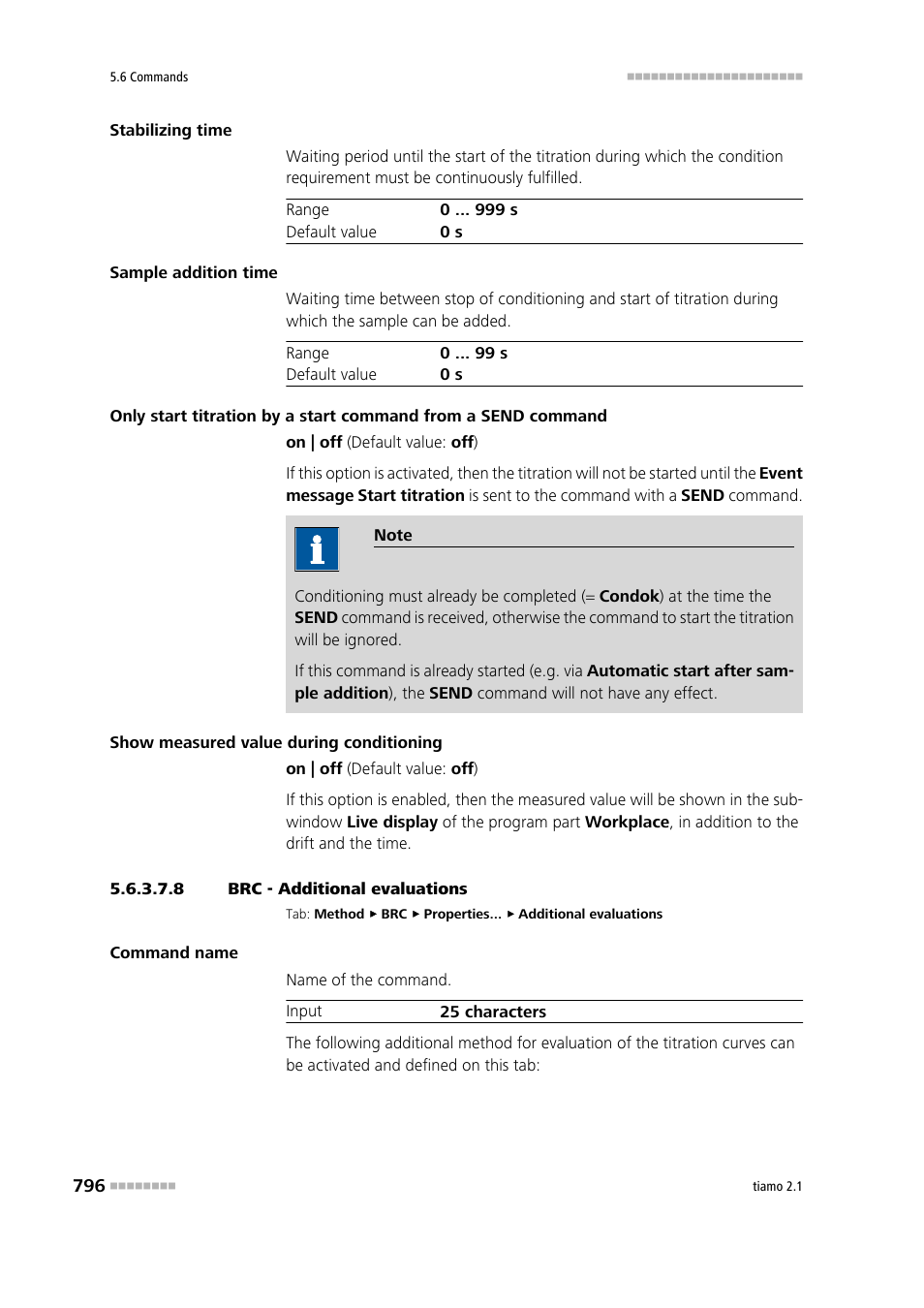 8 brc - additional evaluations, Additional evaluations | Metrohm tiamo 2.1 Manual User Manual | Page 810 / 1532