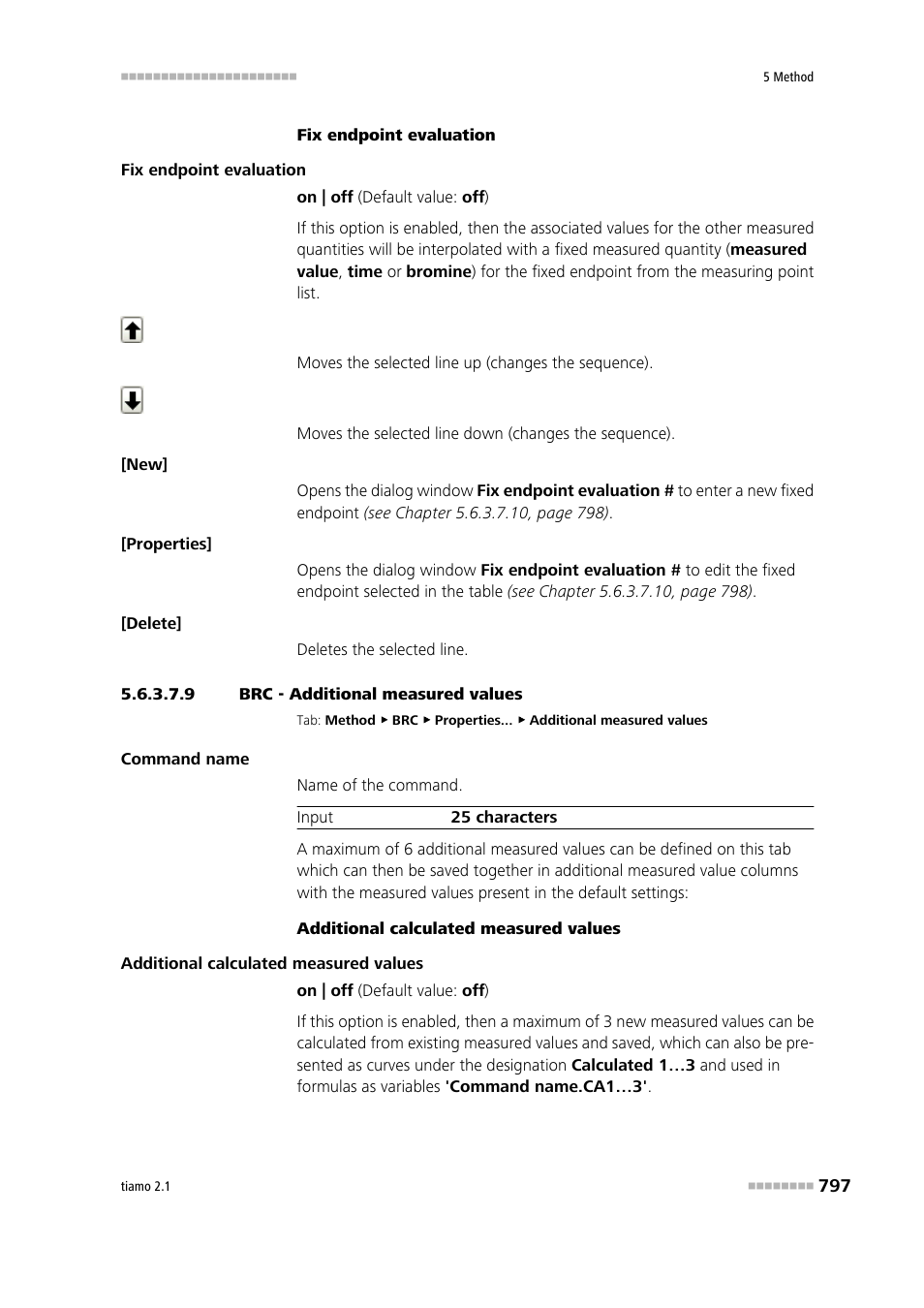 9 brc - additional measured values, Additional measured values | Metrohm tiamo 2.1 Manual User Manual | Page 811 / 1532