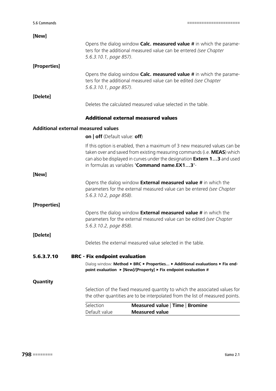 10 brc - fix endpoint evaluation | Metrohm tiamo 2.1 Manual User Manual | Page 812 / 1532