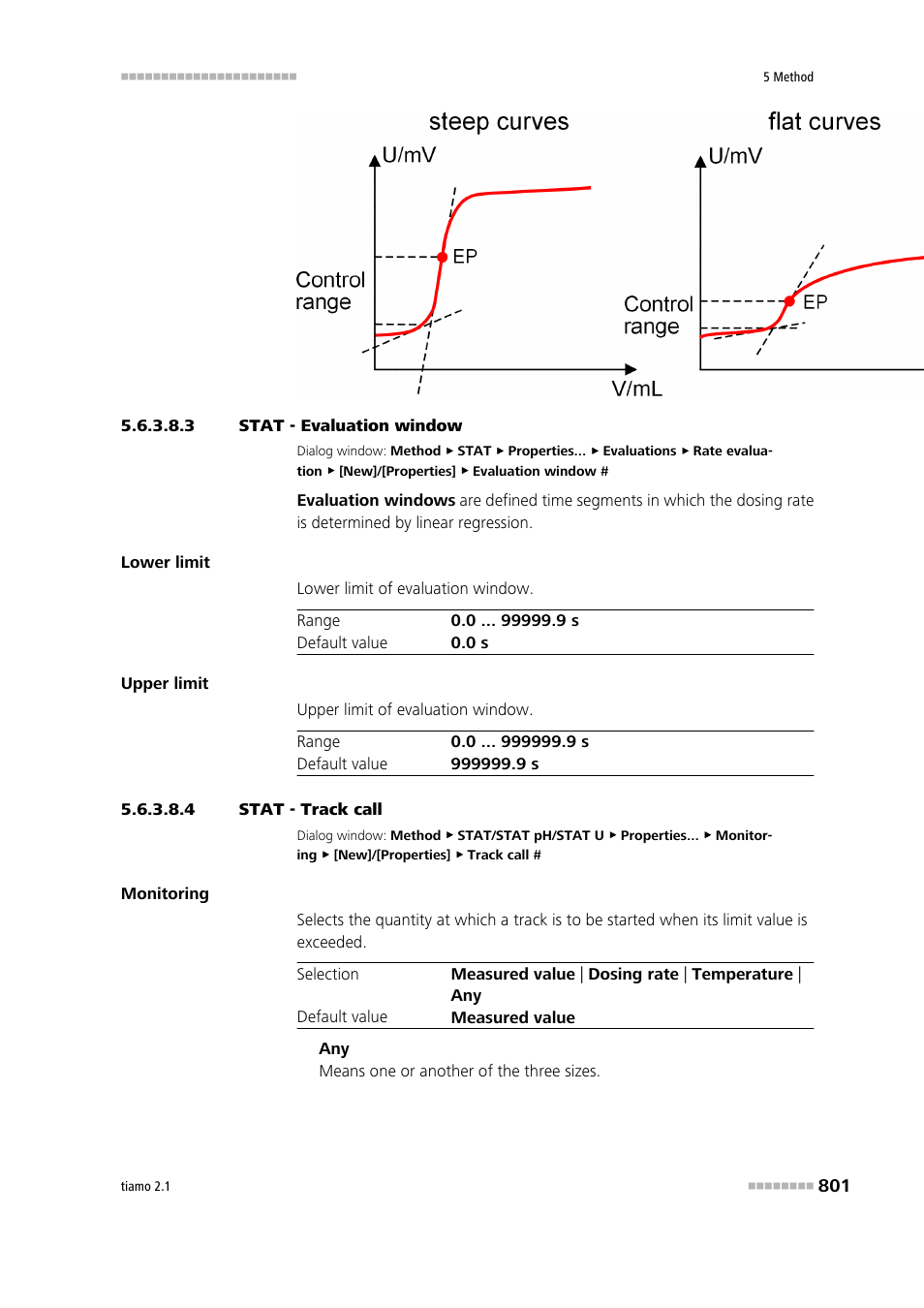 3 stat - evaluation window, 4 stat - track call | Metrohm tiamo 2.1 Manual User Manual | Page 815 / 1532