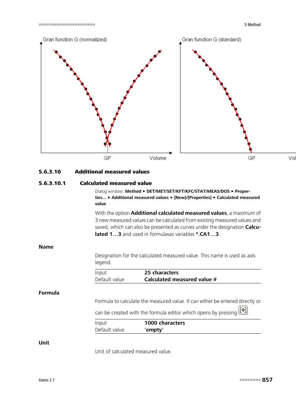 10 additional measured values, 1 calculated measured value | Metrohm tiamo 2.1 Manual User Manual | Page 871 / 1532