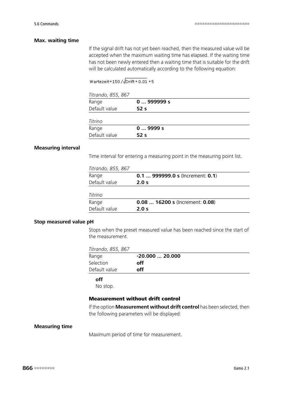 Metrohm tiamo 2.1 Manual User Manual | Page 880 / 1532