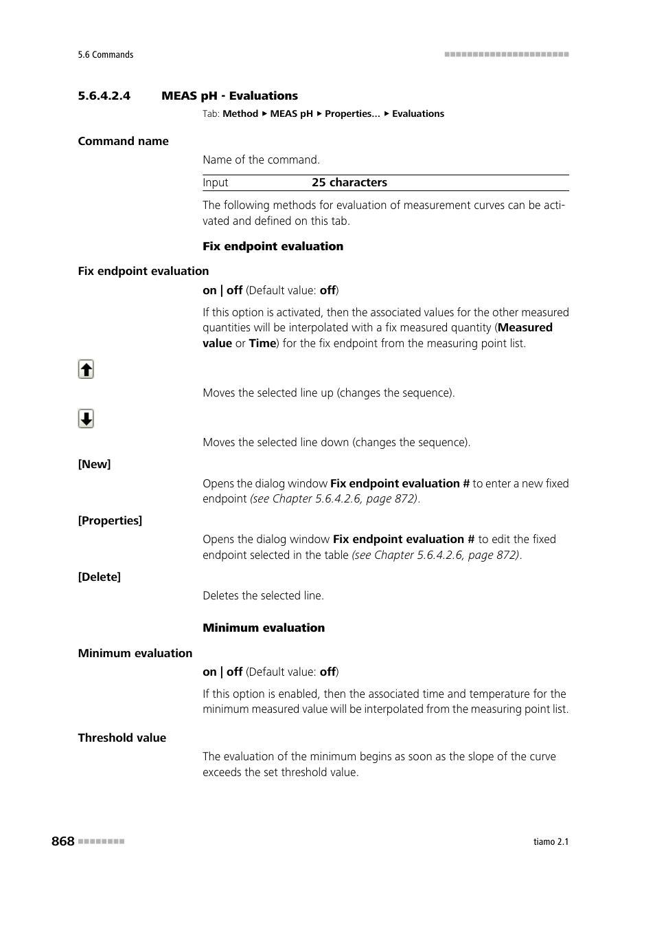 4 meas ph - evaluations, Evaluations | Metrohm tiamo 2.1 Manual User Manual | Page 882 / 1532