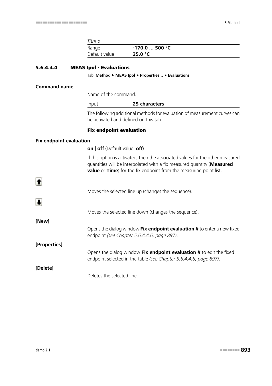 4 meas ipol - evaluations, Evaluations | Metrohm tiamo 2.1 Manual User Manual | Page 907 / 1532