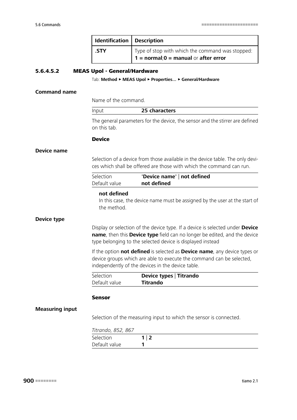 2 meas upol - general/hardware, General/hardware | Metrohm tiamo 2.1 Manual User Manual | Page 914 / 1532