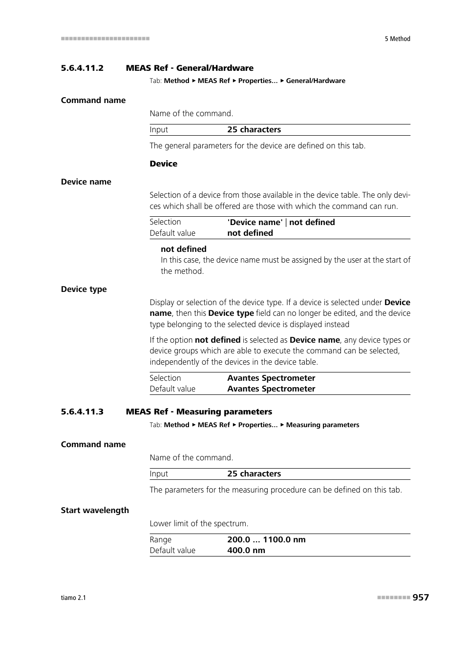 2 meas ref - general/hardware, 3 meas ref - measuring parameters | Metrohm tiamo 2.1 Manual User Manual | Page 971 / 1532