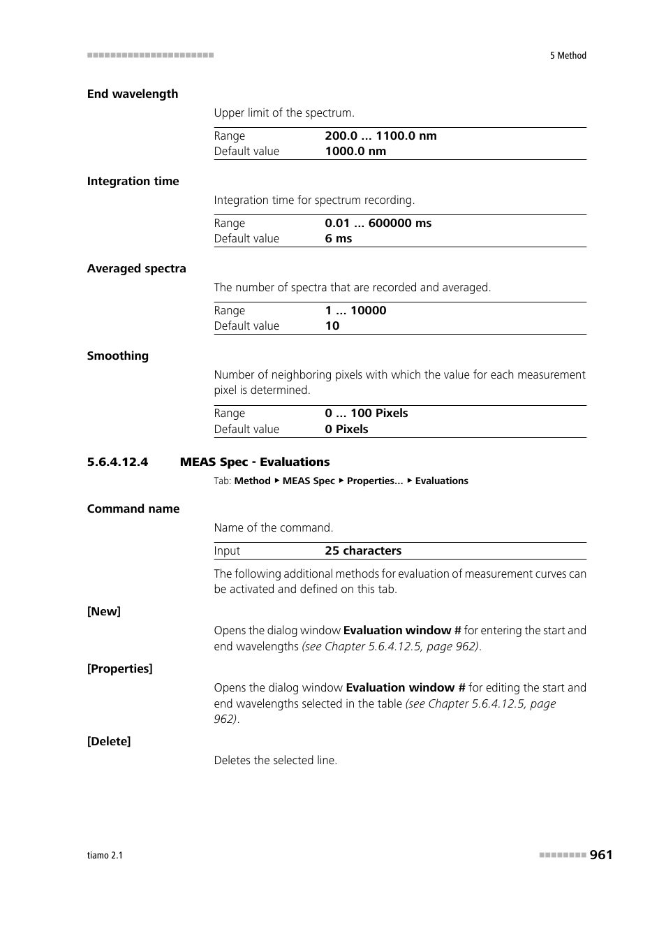 4 meas spec - evaluations | Metrohm tiamo 2.1 Manual User Manual | Page 975 / 1532