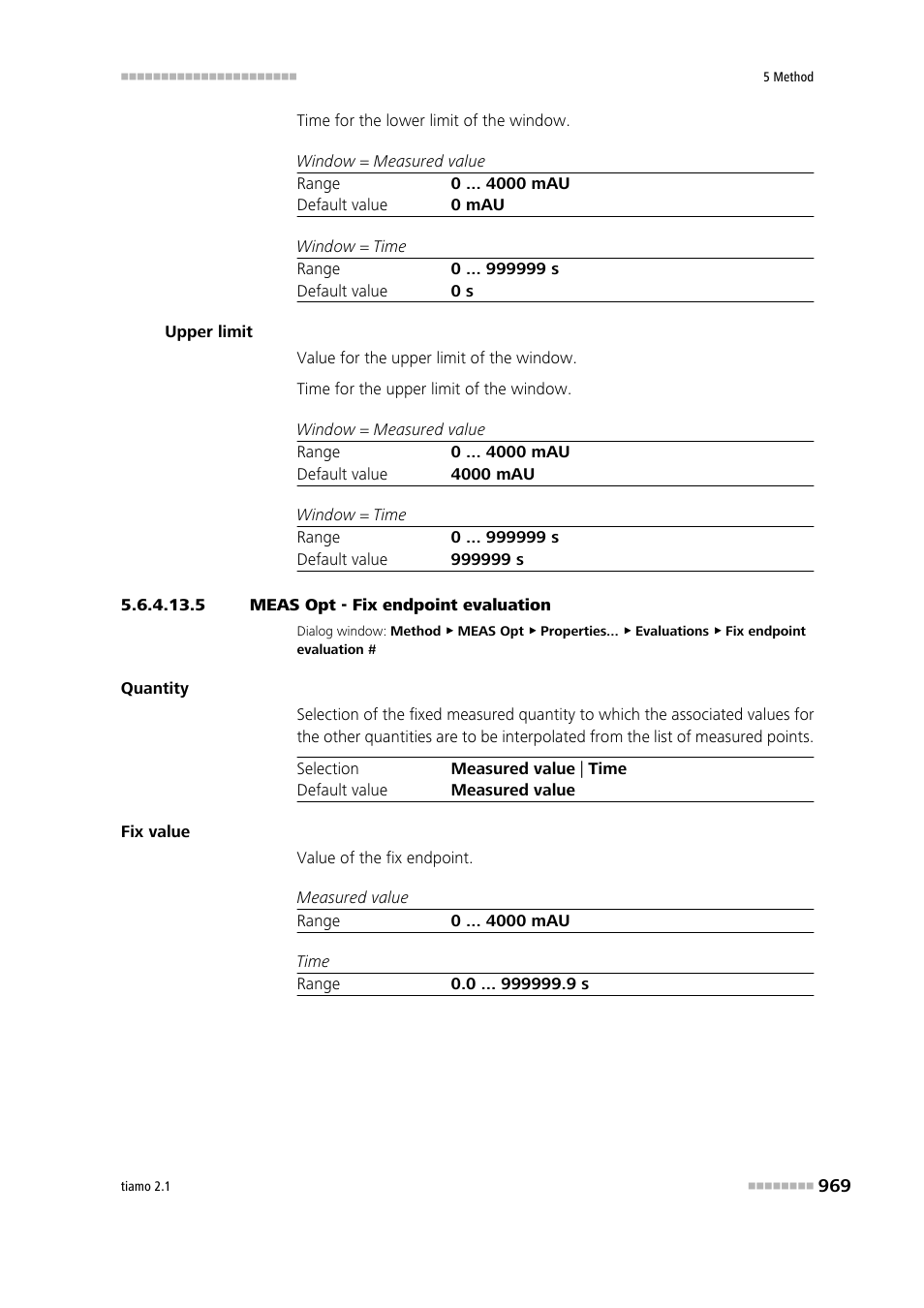 5 meas opt - fix endpoint evaluation | Metrohm tiamo 2.1 Manual User Manual | Page 983 / 1532