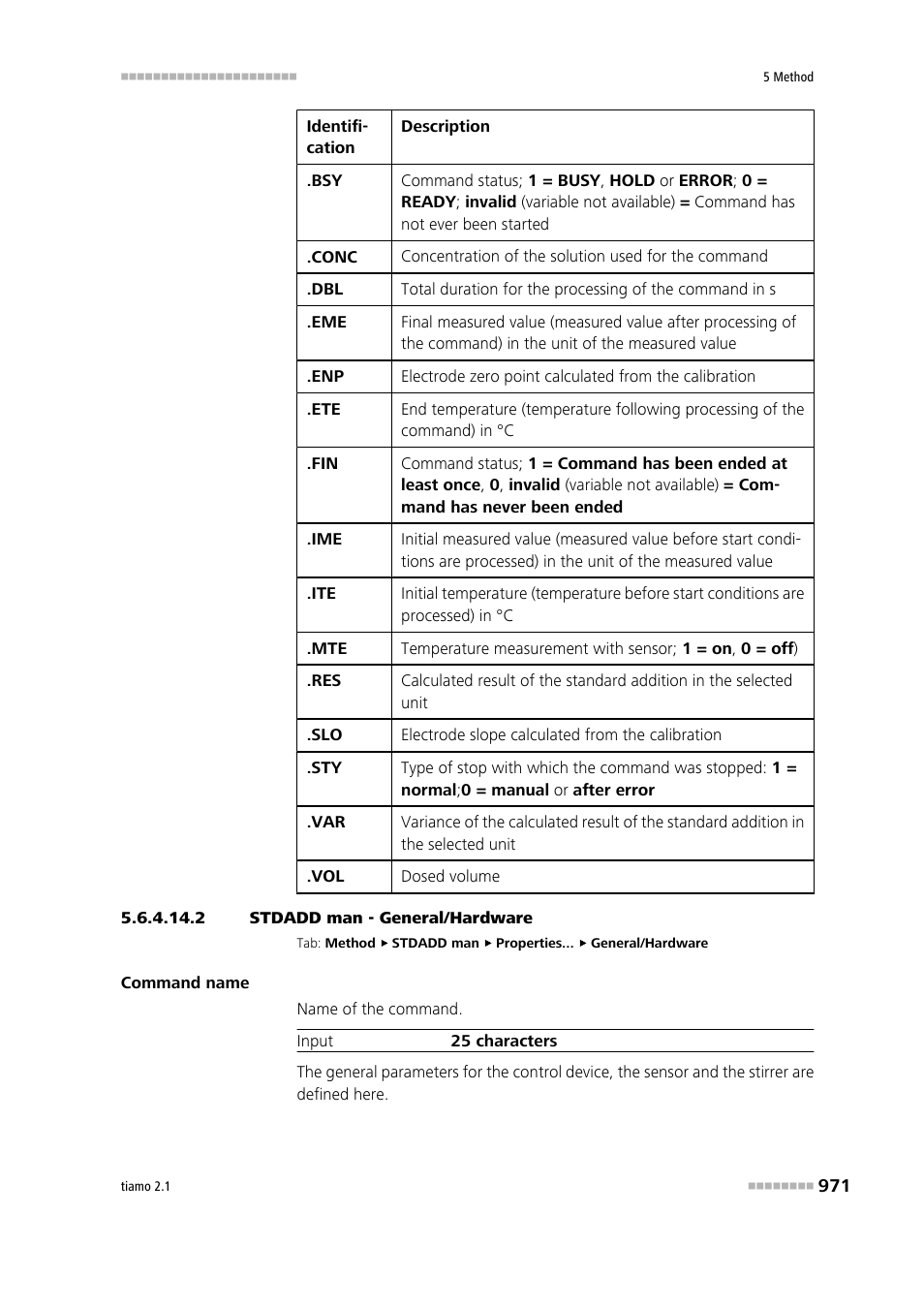 2 stdadd man - general/hardware | Metrohm tiamo 2.1 Manual User Manual | Page 985 / 1532