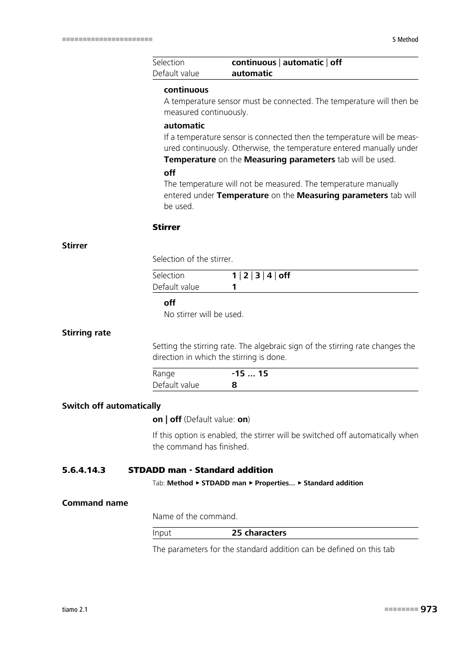 3 stdadd man - standard addition | Metrohm tiamo 2.1 Manual User Manual | Page 987 / 1532