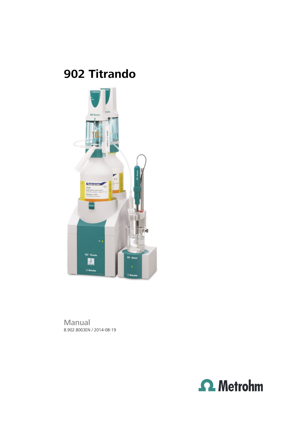 Metrohm 902 Titrando User Manual | 52 pages