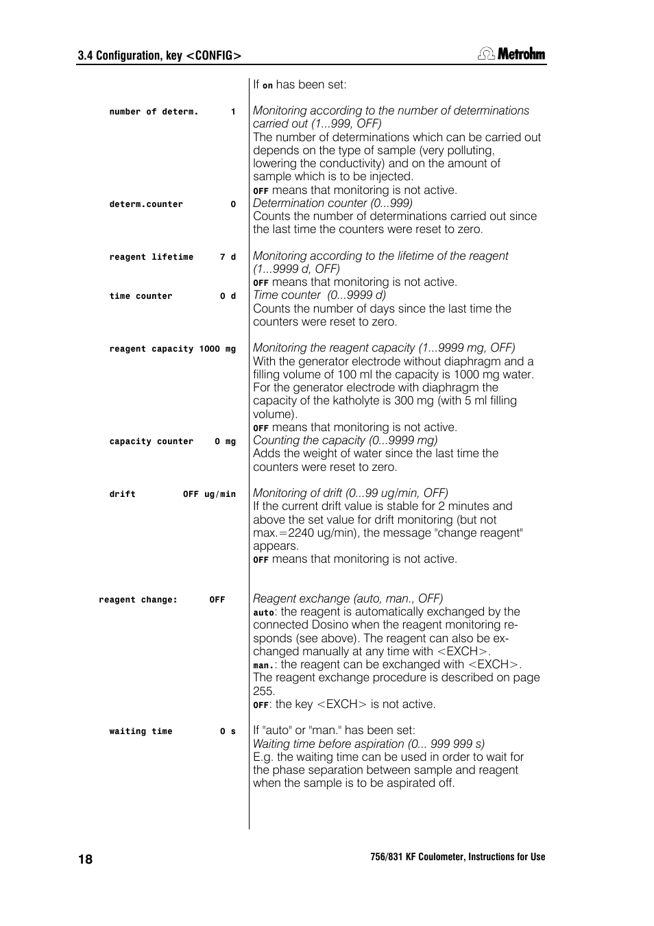 Metrohm 756 KF Coulometer User Manual | Page 26 / 163