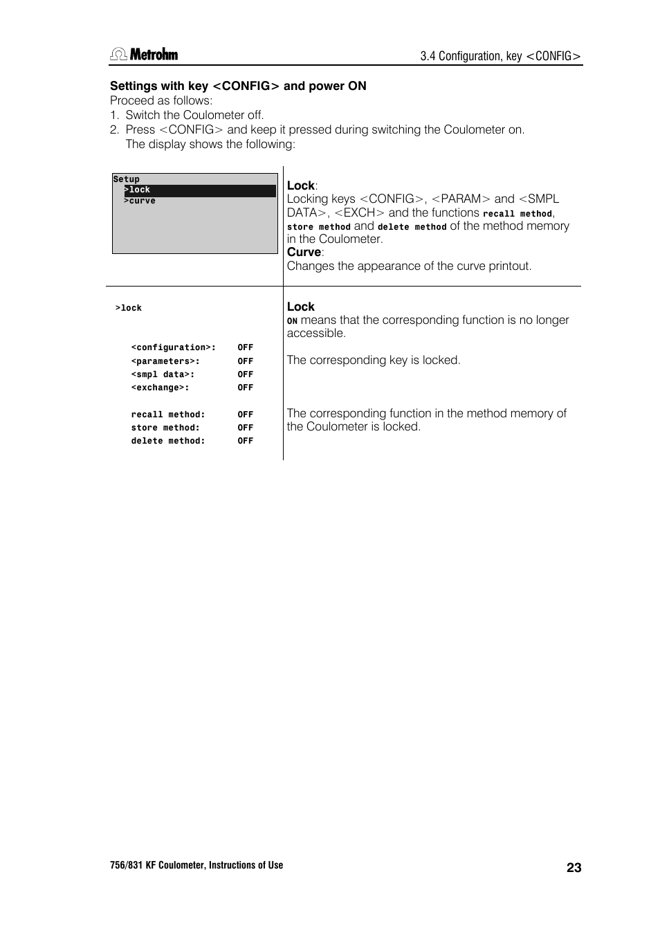Metrohm 756 KF Coulometer User Manual | Page 31 / 163