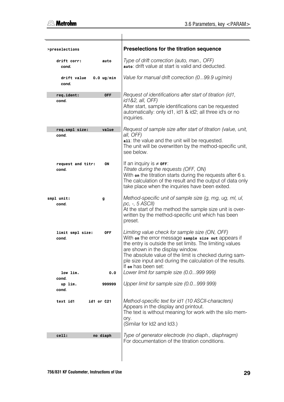 Metrohm 756 KF Coulometer User Manual | Page 37 / 163