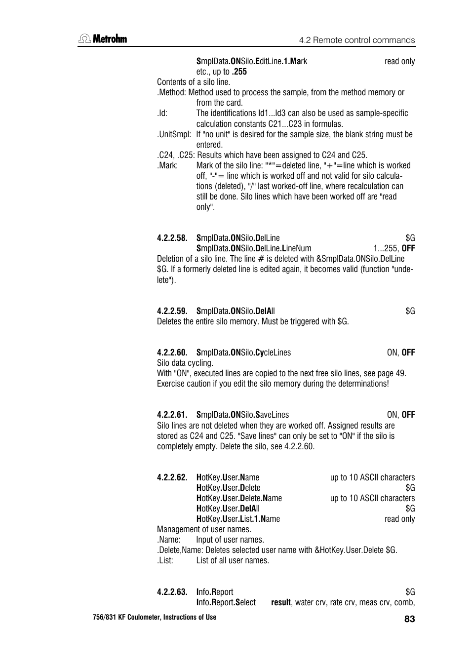 Metrohm 756 KF Coulometer User Manual | Page 91 / 163