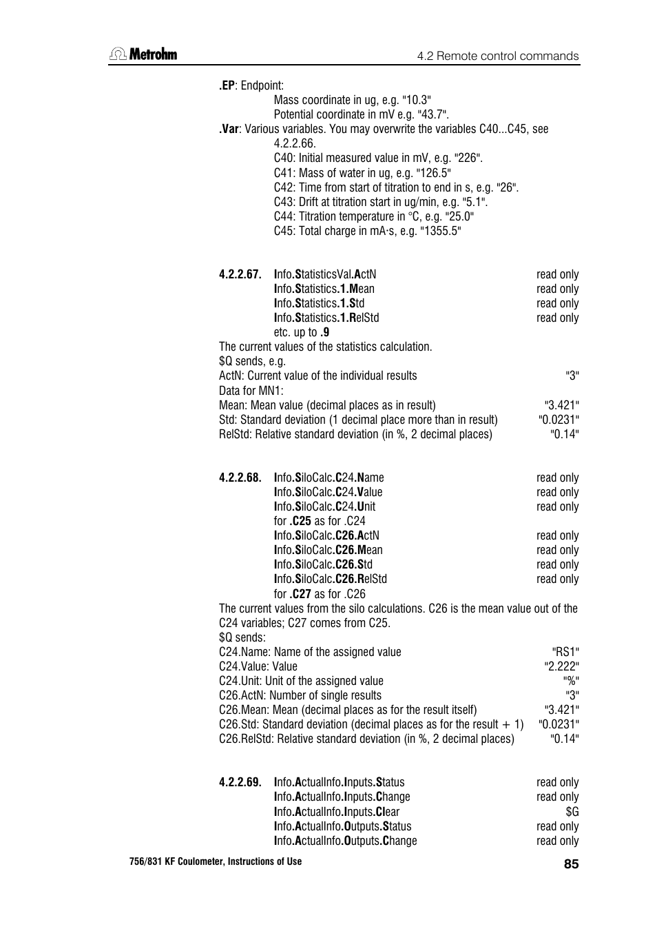 Metrohm 756 KF Coulometer User Manual | Page 93 / 163