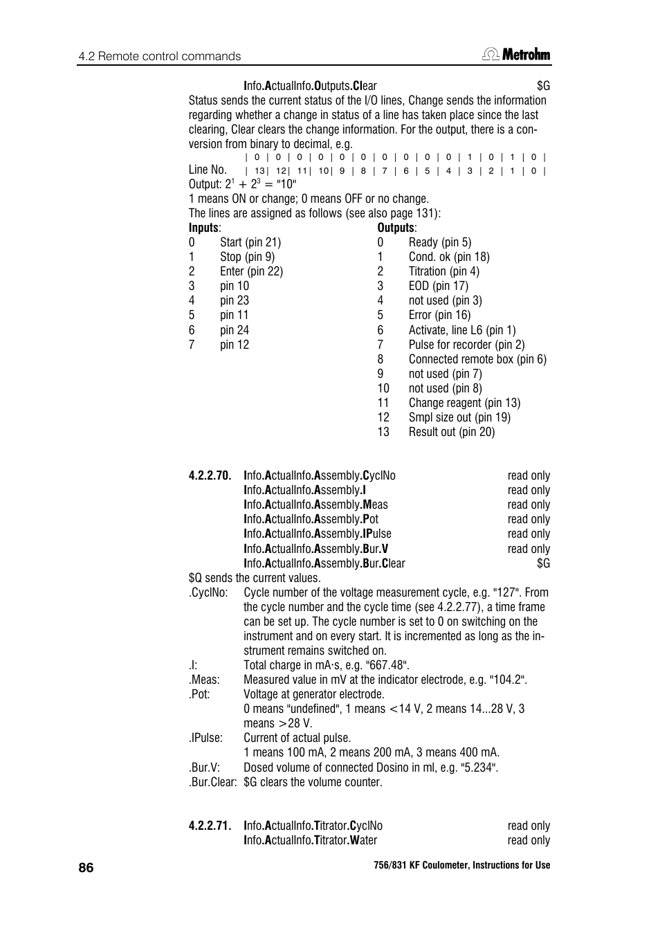 Metrohm 756 KF Coulometer User Manual | Page 94 / 163
