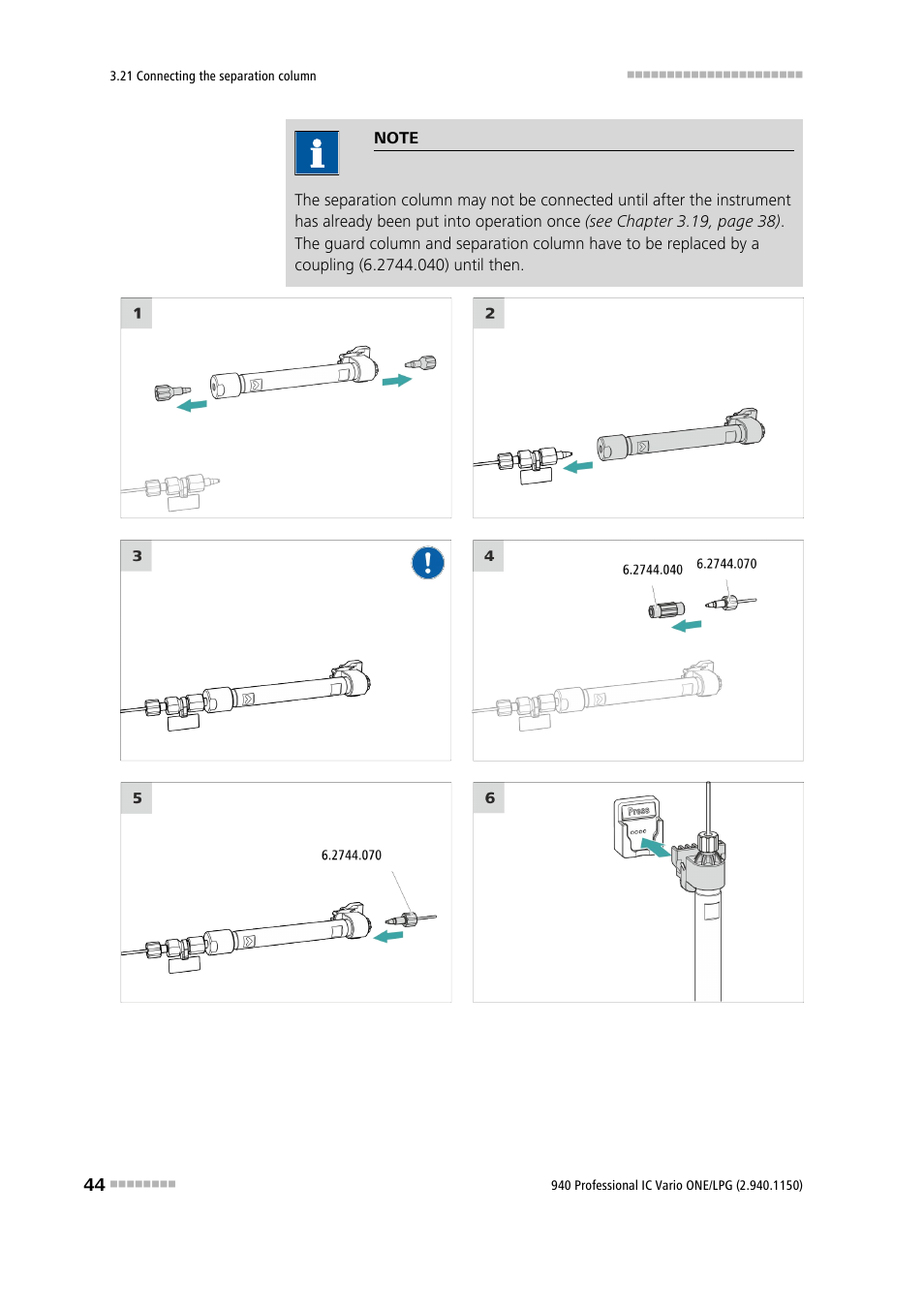 Metrohm 940 Professional IC Vario ONE/LPG User Manual | Page 52 / 98