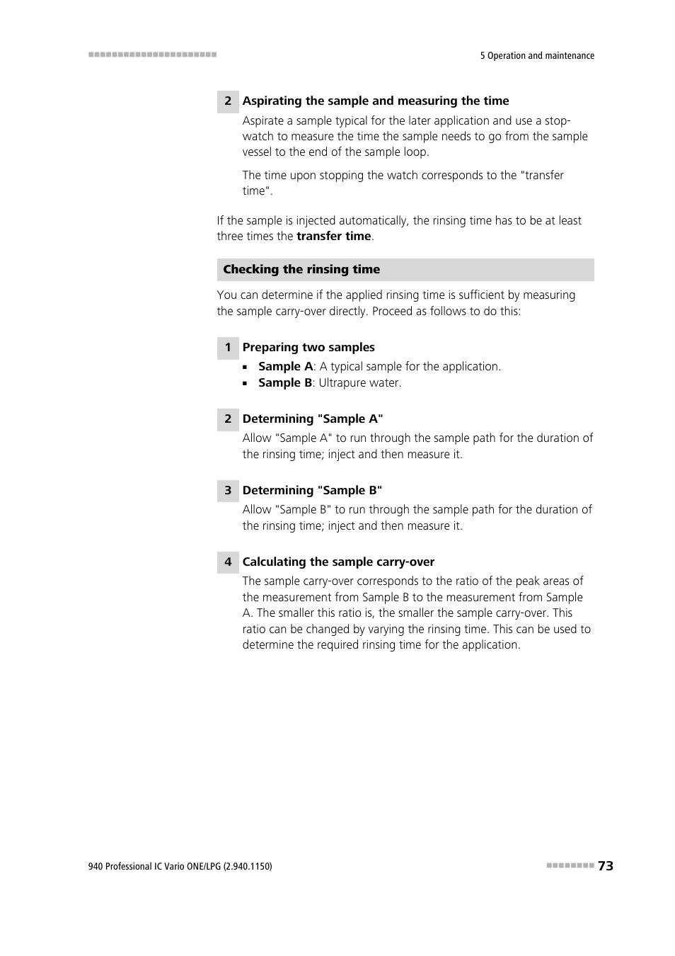 Metrohm 940 Professional IC Vario ONE/LPG User Manual | Page 81 / 98