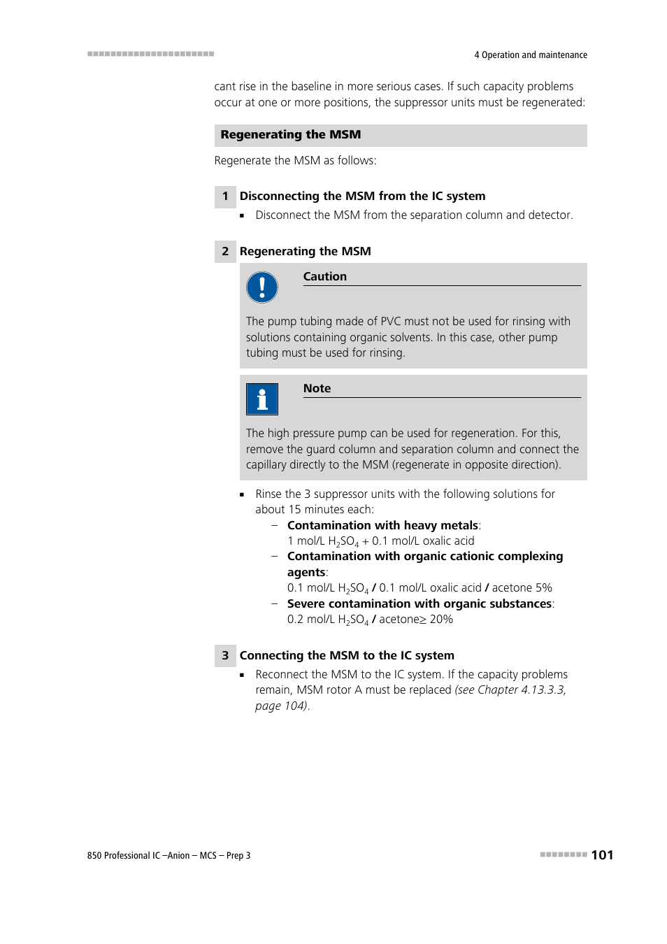 Metrohm 850 Professional IC Anion MCS Prep 3 User Manual | Page 111 / 154
