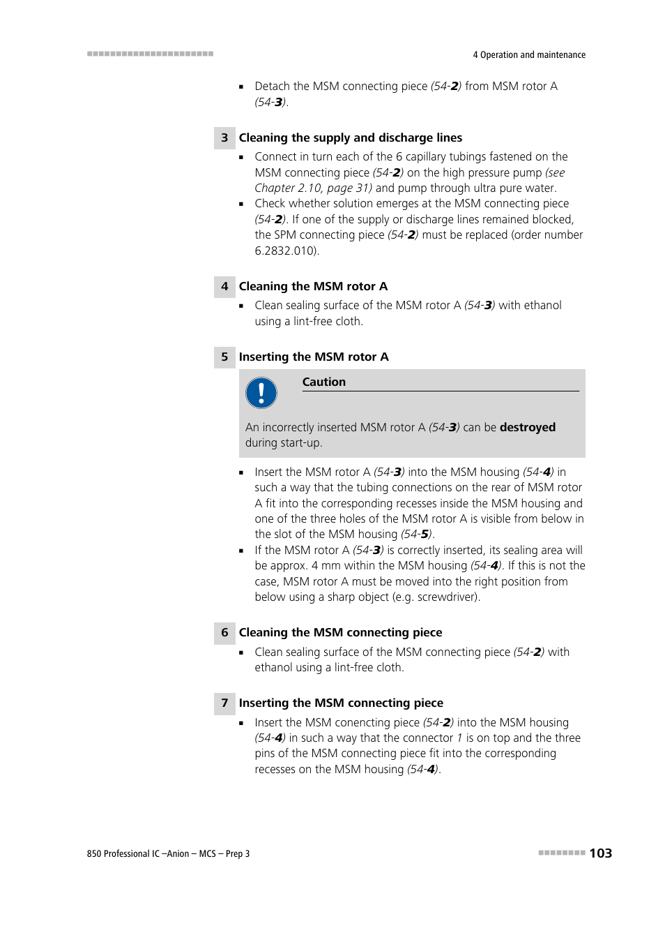 Metrohm 850 Professional IC Anion MCS Prep 3 User Manual | Page 113 / 154