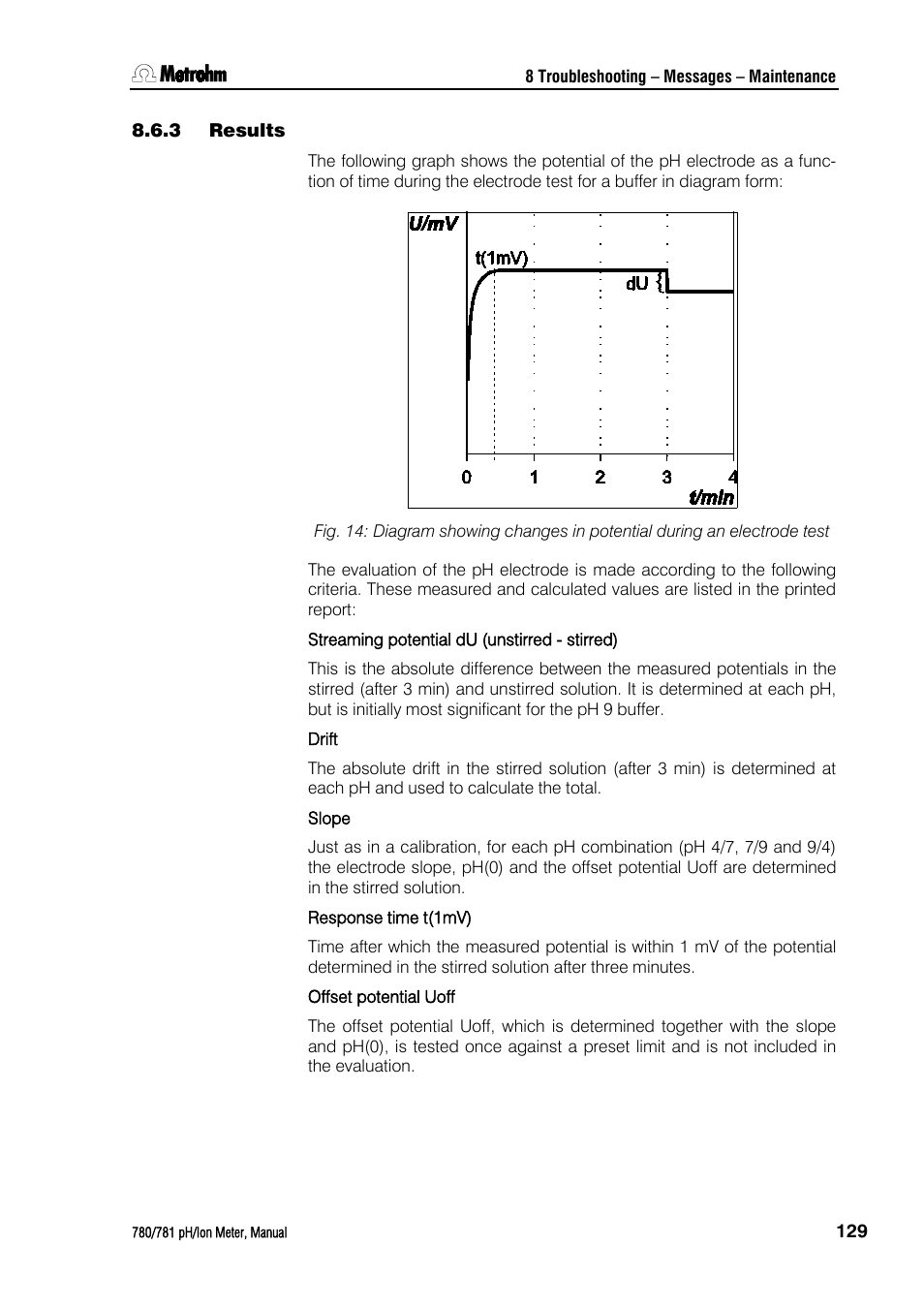 3 results, Results | Metrohm 781 pH/Ion Meter User Manual | Page 139 / 177