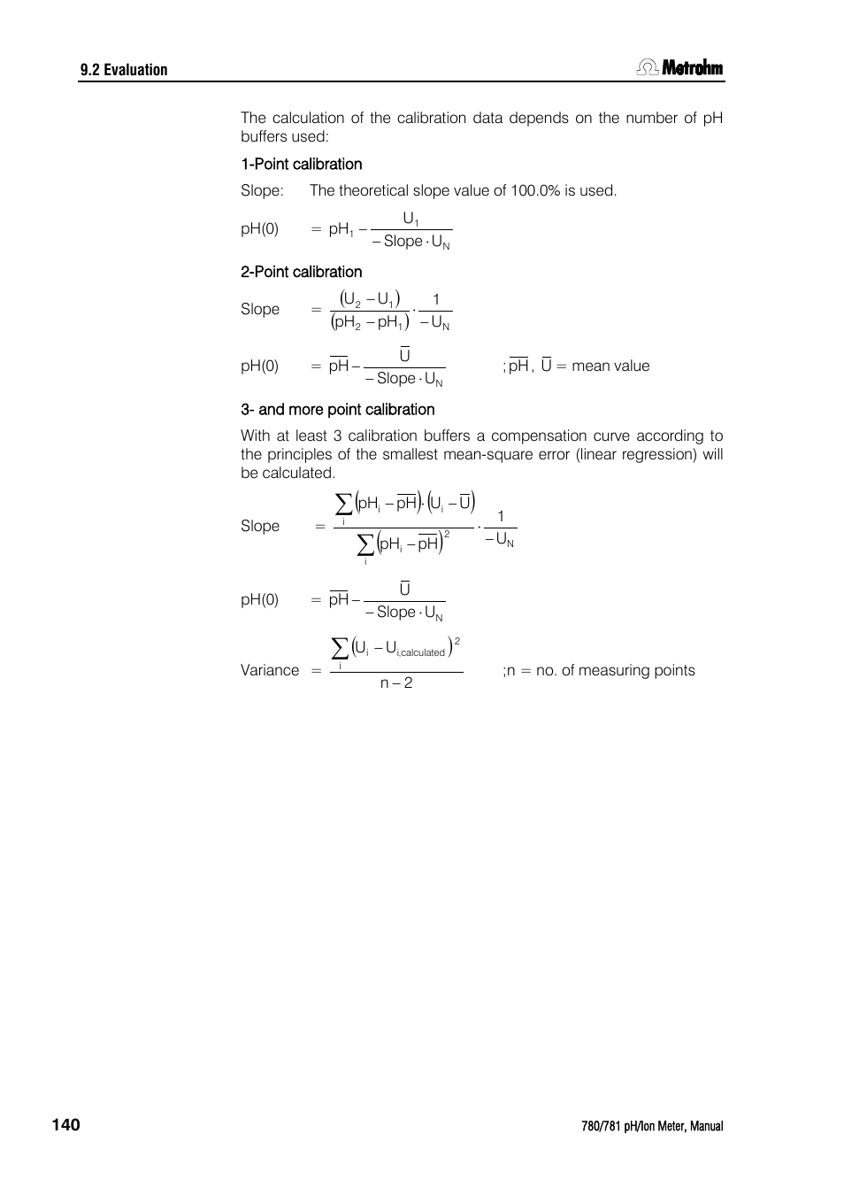 Metrohm 781 pH/Ion Meter User Manual | Page 150 / 177