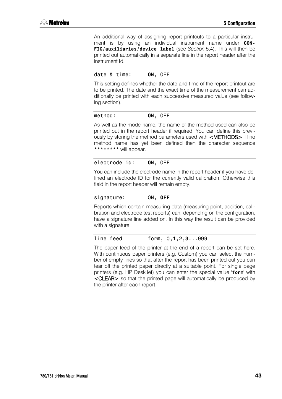 Metrohm 781 pH/Ion Meter User Manual | Page 53 / 177