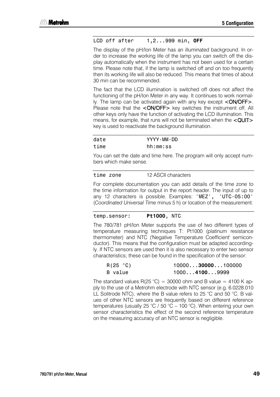 Metrohm 781 pH/Ion Meter User Manual | Page 59 / 177