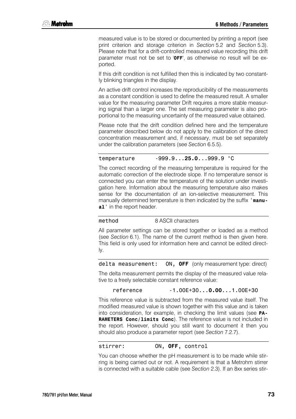 Metrohm 781 pH/Ion Meter User Manual | Page 83 / 177