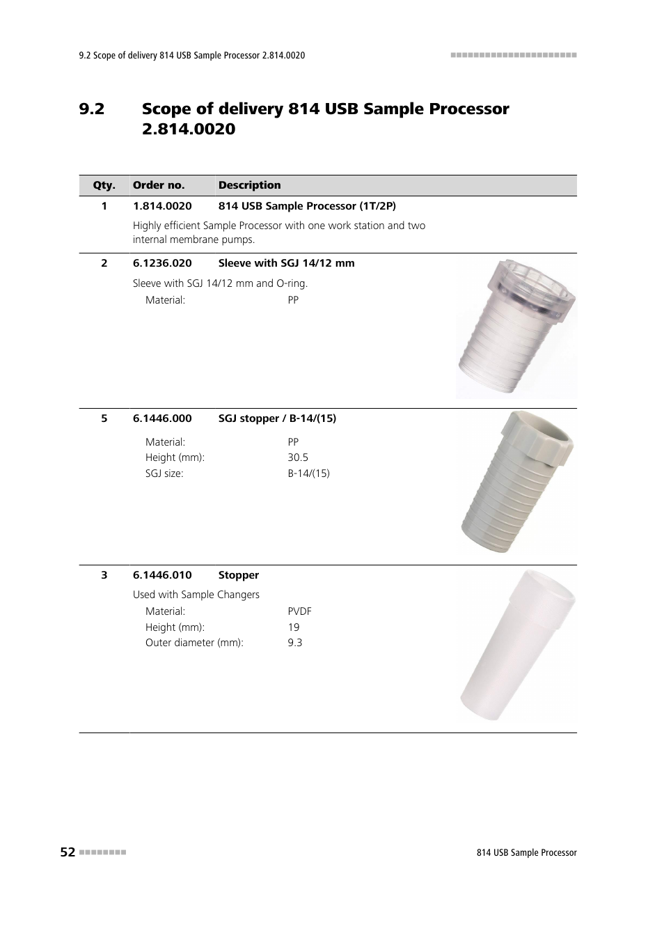 Metrohm 814 USB Sample Processor User Manual | Page 60 / 90