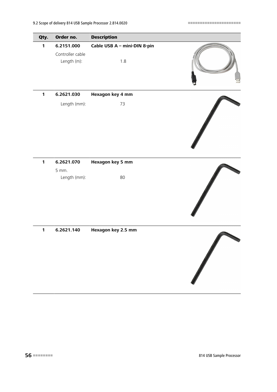 Metrohm 814 USB Sample Processor User Manual | Page 64 / 90