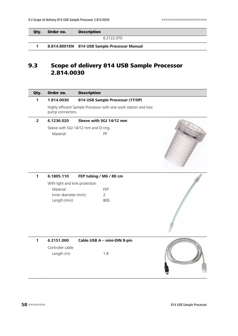 Metrohm 814 USB Sample Processor User Manual | Page 66 / 90