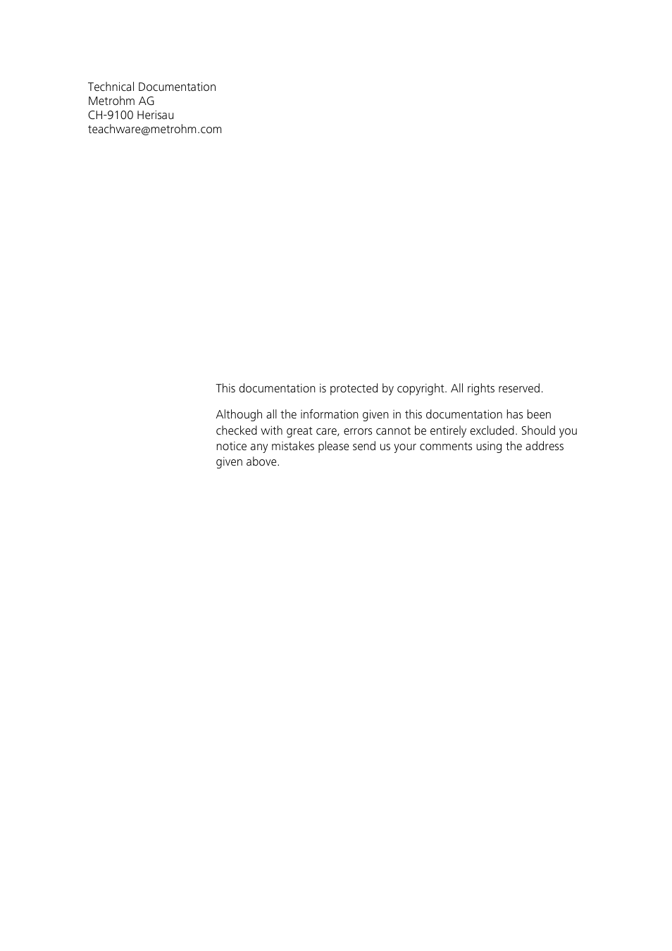 Metrohm Vision – Tutorial User Manual | Page 4 / 40