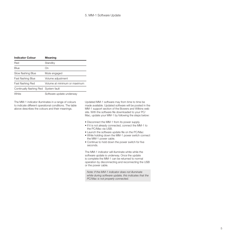 Bowers & Wilkins MM-1 User Manual | Page 5 / 6