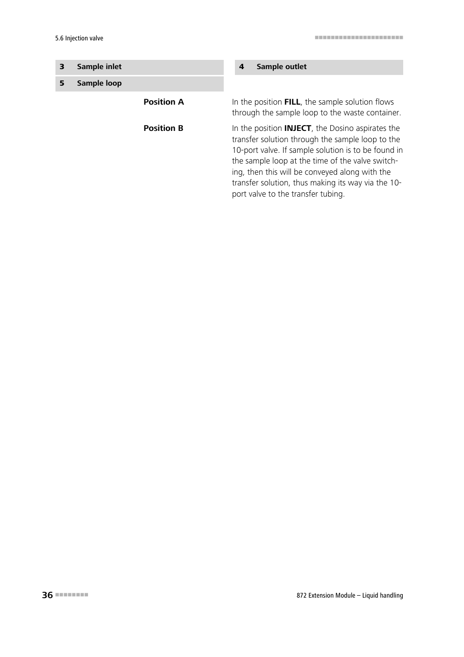 Metrohm 872 Extension Module Liquid handling User Manual | Page 44 / 64