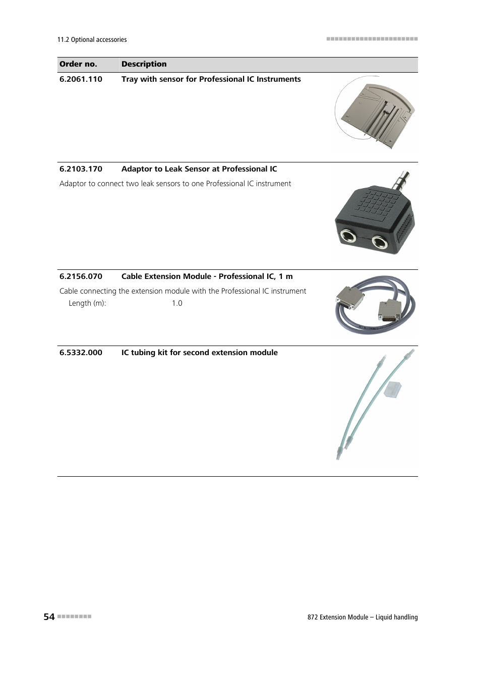 Metrohm 872 Extension Module Liquid handling User Manual | Page 62 / 64