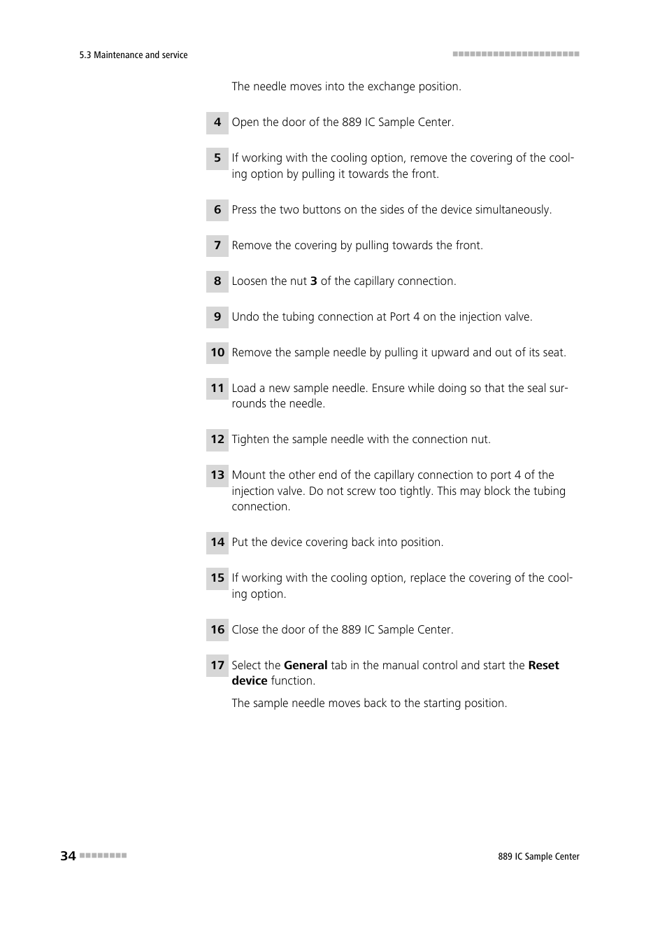 Metrohm 889 IC Sample Center User Manual | Page 42 / 68