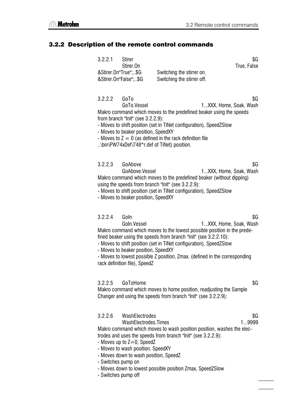 Metrohm 748 DH Sample Changer User Manual | Page 15 / 32