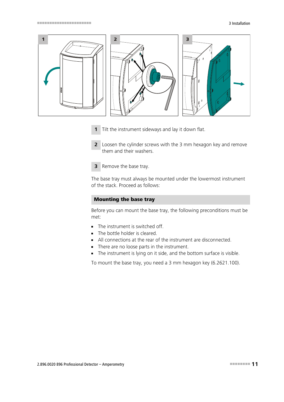 Metrohm 896 Professional Detector – Amperometry User Manual | Page 19 / 62